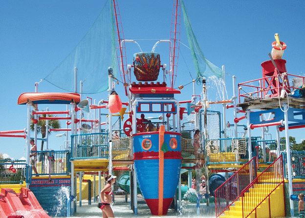 Water park with arcade and other amusement activities in Gulf Shores, AL